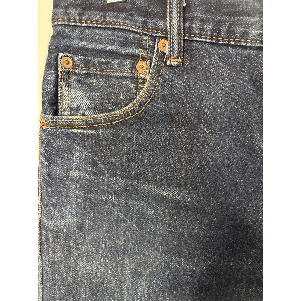 Levi's 517 Bootcut Jeans Mens 30x30 Distressed Hole Fade Western Modern Cowboy - Picture 9 of 13